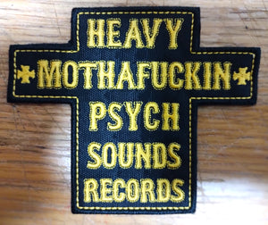 Heavy Psych Sounds - Black/Yellow Cross Patch